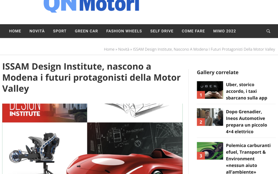 ISSAM Design Institute, nascono a Modena i futuri protagonisti della Motor Valley